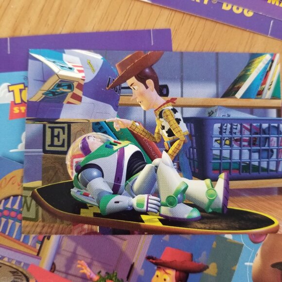 Original Toy Story Collectible Trading Cards Buzz Woody 1995 Disney 34 Pieces - Picture 3 of 8